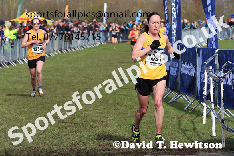 Senior Womens 2023 UK CAU Inter Counties Cross Country Champs, Prestwold Hall, Loughborough. Photo: David T. Hewitson/Sports for All Pics